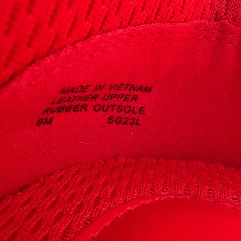 Michael Kors Red and White Athletic Shoes - Picture 11 of 11